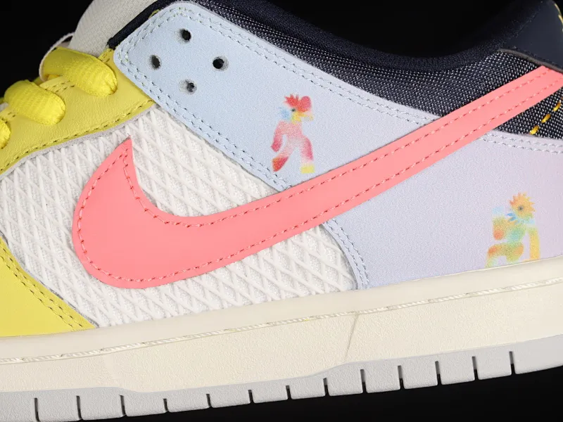 All categories Nk SB Dunk series Nk SB Dunk Low low-top sneakers F version Nk SB Dunk Low "Be True" Macaron color SB low-top sports and leisure sneakers DX5933-900